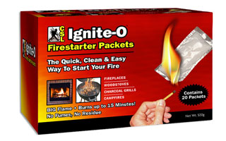 Joseph Enterprises FS 850-24 Ignite-O Firestarter - 20 Pack- Case of 48