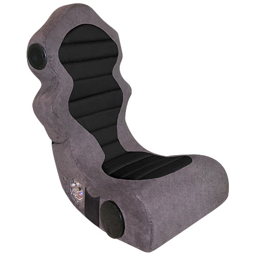 Video Game Chair - Boom Chair P32 in Black/Gray - LumiSource - LS-P32