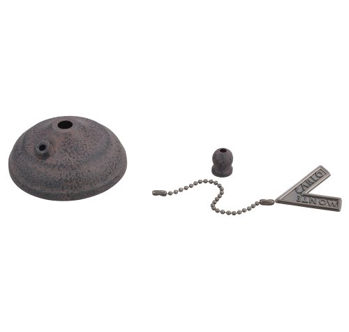 Monte Carlo MC83WI Ceiling Fan Pull Chain Bowl Cap in Weathered Iron