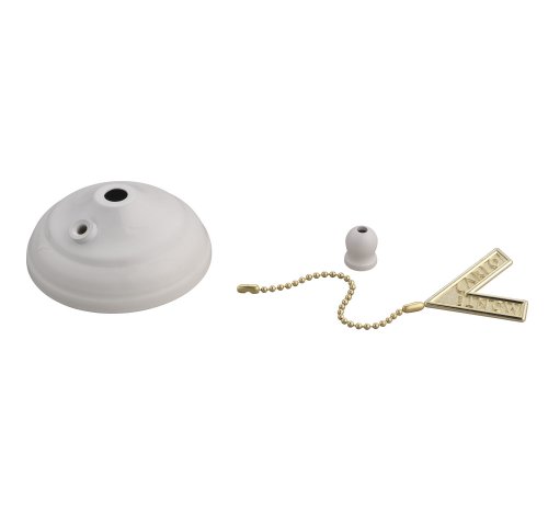 Monte Carlo MC83TI Ceiling Fan Pull Chain Bowl Cap in Titanium