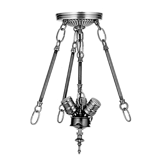 Meyda 28167 SemiFlush Light Fixture Hardware