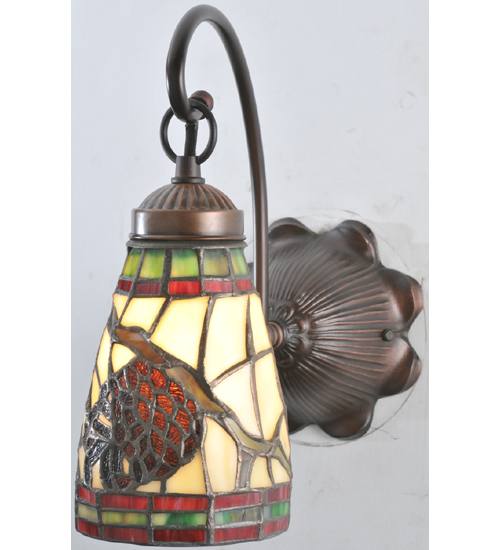 106293 Pinecone Dome 1 Light Wall Sconce