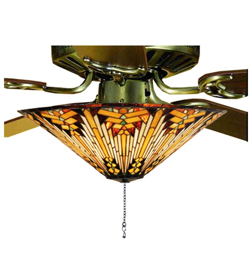 Meyda 73124 17 in. W Nuevo Mission Fan Light Fixture Meyda 73124 17 in. W Nuevo Mission Fan Light Fixture