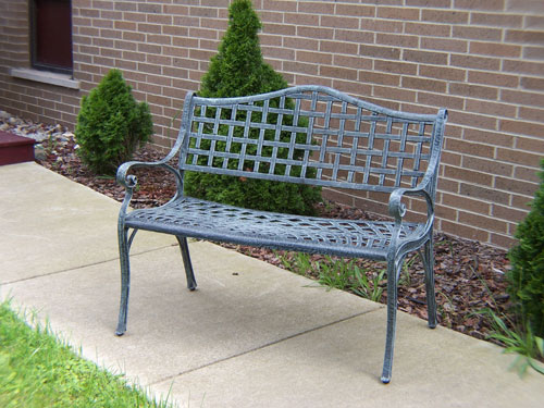 UPC 730050000360 product image for Oakland Living 1103-VGY Elite Settee - Verdi Grey | upcitemdb.com