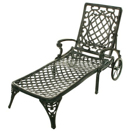 Oakland Living 2108-VGY - Mississippi Chaise Lounge - Verdi Grey