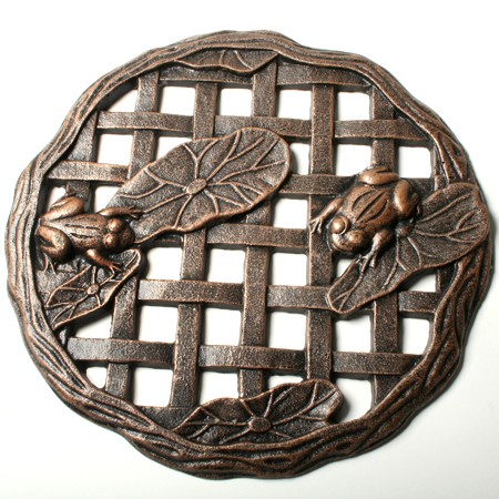 Oakland Living 5153AB Frog Stepping Stone Antique Bronze