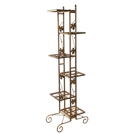 Oakland Living 5199BK  6 Level Plant Stand  66 Inches  Black