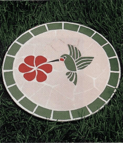 Oakland Living 5201-MO - Mosaic Hummingbird Stepping Stone
