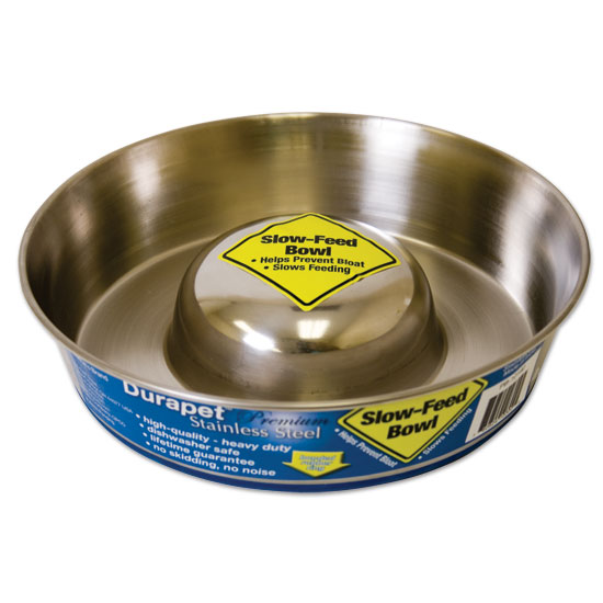 Our Pets PB10190 Durapet Slow Feed Pet Bowl Small