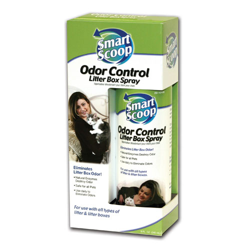 Our Pets IM-10106 SmartScoop Odor Control Litter Box Spray - 8 oz Bottle