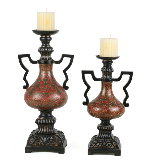 Privilege 12394 2 Piece Kingston Candle Holders