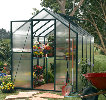 Rion EG45608 EasyGrow 6ft x 8ft Greenhouse - Single Door