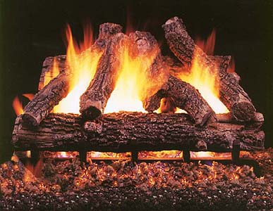 Bevengo HH-CH-18 18 Inch Charter Oak Home Hearth Gas Logs