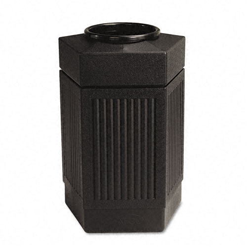 Safco 9485BL Canmeleon Collection 30 Gallon Pentagon Receptacle in Black Safco 9485BL Canmeleon Collection 30 Gallon Pentagon Receptacle in Black