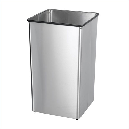 Safco 9663SS Stainless Steel 36 Gallon Receptacle Base Safco 9663SS Stainless Steel 36 Gallon Receptacle Base