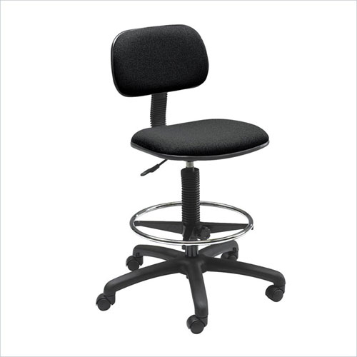 Safco 3390bl Economy Extended Height Chair In Black