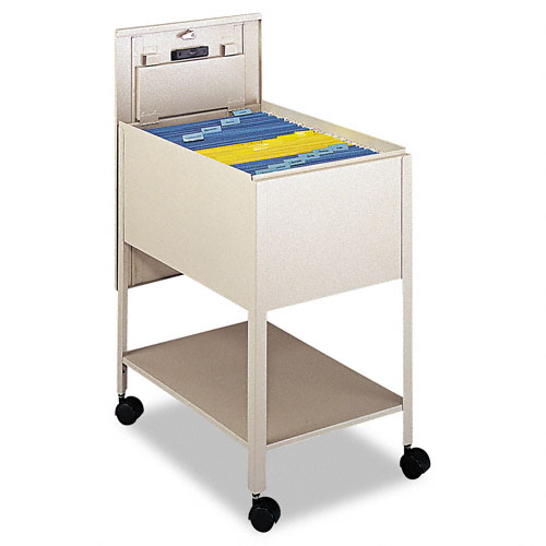 Safco 5363PT Steel Tub File 24 Inch Legal Size with Lock in Putty Safco 5363PT Steel Tub File 24 Inch Legal Size with Lock in Putty