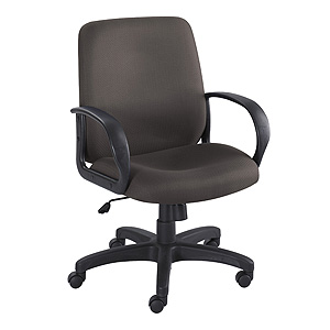 Safco 6301bl - Poise Mid Back Chair - Black