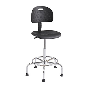 Safco 6950bl - Rubberized Economy Industrial Chair - Black