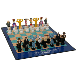 Wood Expressions 171717 Japanese Anime Chess Set by Anime