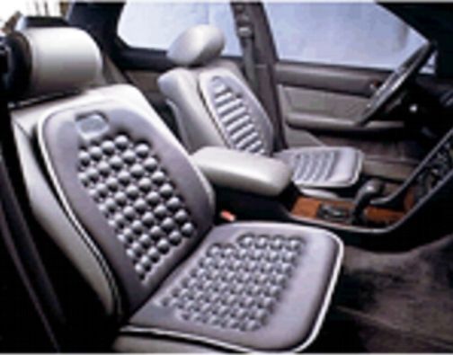 Wagan 9235 Magnetic Massage Bubble Seat Cushion in Light Grey