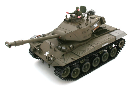 World Trading AA-69732-3839 Airsoft US M41A3 Walker Bulldog Remote Control Battle Tank