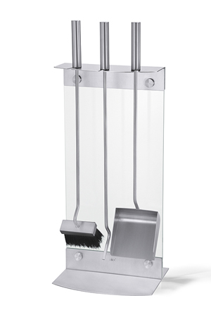 Zack 50015 Scinta 3 Piece Fire Tool Set- Stainless Steal Zack 50015 Scinta 3 Piece Fire Tool Set- Stainless Steal