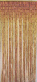 5229b Natural Curtains 125 Strands, 36 X 78 In.