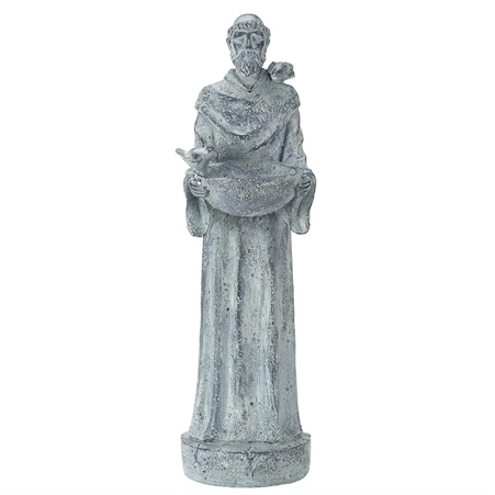 Figre-302 Tabletop St. Francis Figurine, Gray