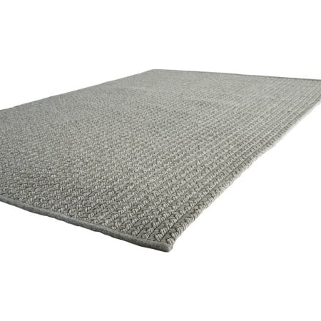 Jaipurrugs Indoor - Outdoor Solids & Heather Pattern Polypropylene Viscose & Polyster Iver Rectangle Area Rug, Gray & Neutral - 5 X 8 Ft.