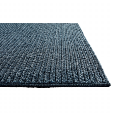 Jaipurrugs Indoor - Outdoor Solids & Heather Pattern Polypropylene Viscose & Polyster Iver Rectangle Area Rug, Blue - 7 Ft. 6 In. X 9 Ft. 6 In.
