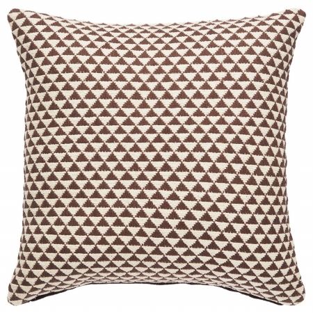 Jaipurrugs Plc101615 Geometric Pattern Cotton National Geographic Home Collection Square Poly Pillow, Black & White - 2 Sq. Ft.