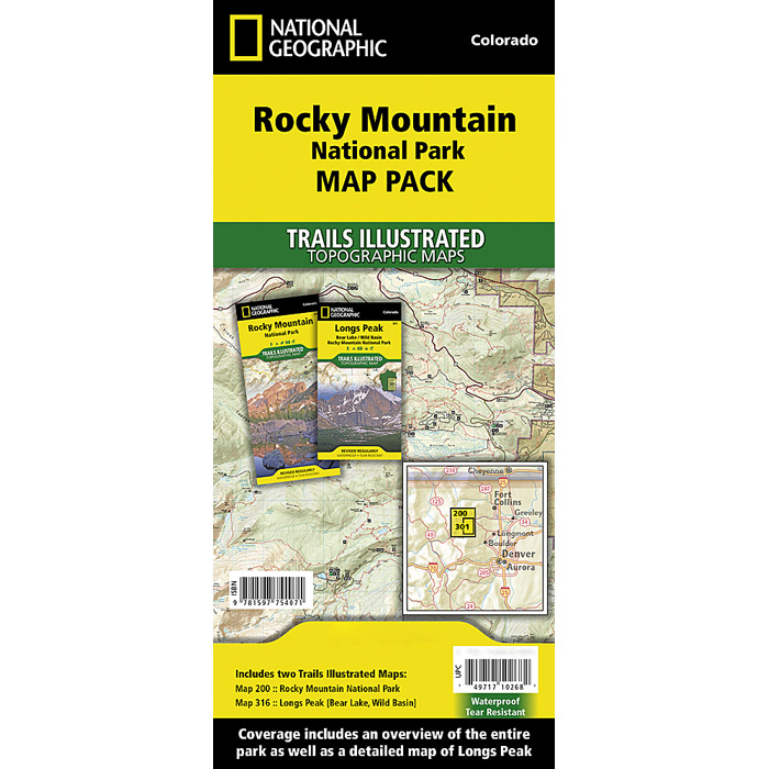 104272 Rocky Mountain National Park Map Pack