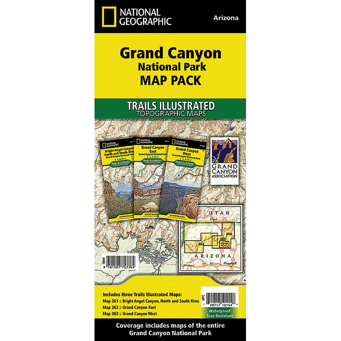 104279 Grand Canyon National Park Map Pack Bundle