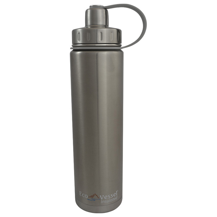 734109 Boulder Insulated Bottle With Screw Cap, Teal - 24 Oz