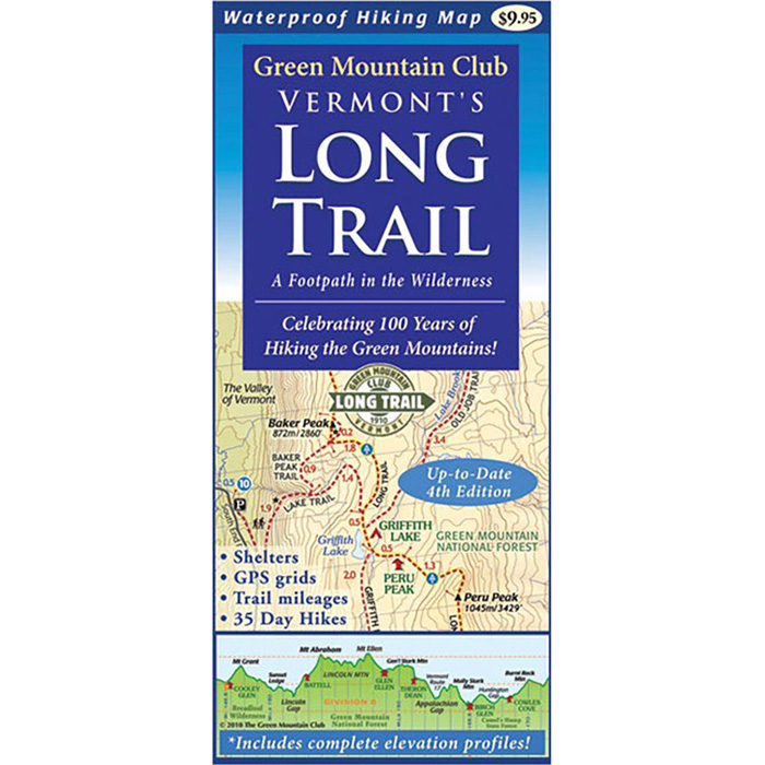789113 Vermonts Long Trail-map