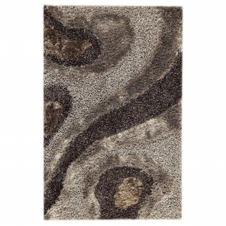 Rocdungry071091 Dunes Grey Rectangle Area Rug, 7 Ft. 10 In. X 9 Ft. 10 In.