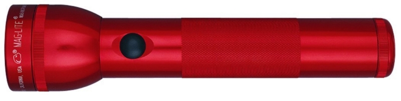Mag-lite 459-s2d035 Red 2 D Cell Mag-lite Flashlight With Display B