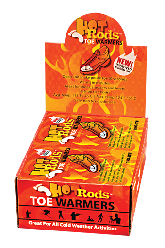 561-1106-40d Hot Rods Toe Warmers Heat Packs