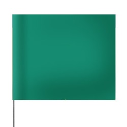 764-4521g 4 X 5 X 21 In. Green Wire Stake Flag