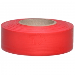 1.18 In. X 300 Ft. Texas Roll Flagging Tape, Red