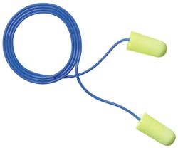 Yellow Neon Foam Ear Plugs Corded