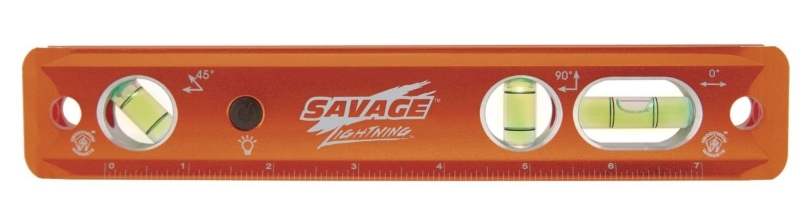Swanson Tools 698-tll049m 9 In. Lighted Savage With 2 Energizer Battery, 4 Pieces