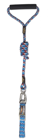 Ha14blsm Dura-tough Easy Tension 3m Reflective Pet Leash & Collar Small - Blue