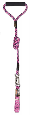 Ha14pklg Dura-tough Easy Tension 3m Reflective Pet Leash & Collar Large - Pink