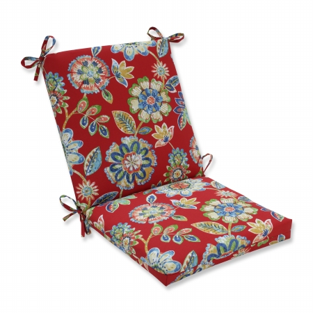 Outdoor & Indoor Daelyn Cherry Squared Corners Chair Cushion, Red
