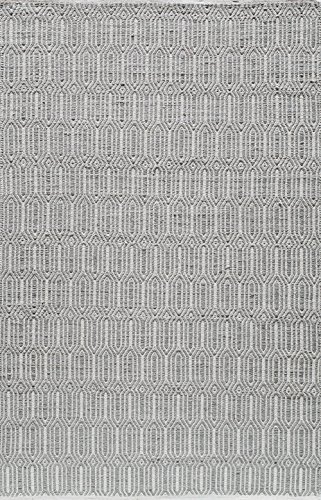 25289 Emerson Silver Rectangle Geometric Rug, 2 X 3 Ft.