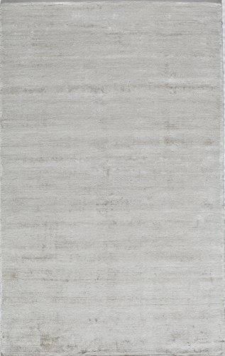 25276 Kendall Brilliant White Rectangle Solid Rug, 8 X 10 Ft.