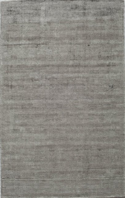 25280 Kendall Silky Gray Rectangle Solid Rug, 2 X 3 Ft.