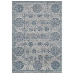 25444 Beverly Blue Rectangle Abstract Rug, 8 X 10 Ft.